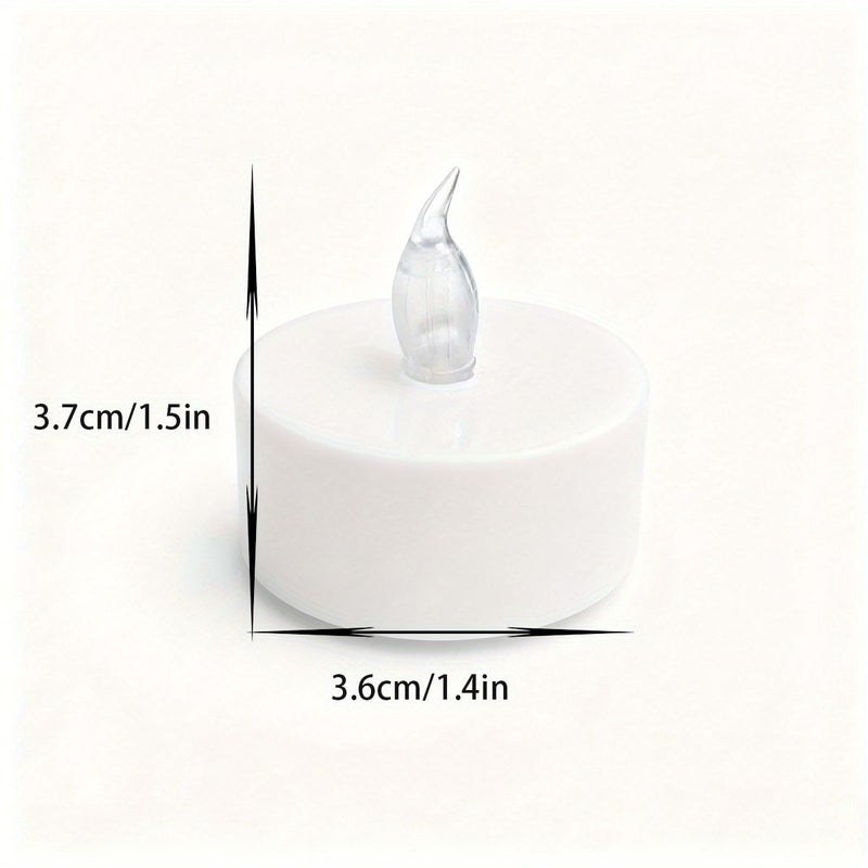 20 Pack LED Tea Light Candles 200 Hour CR2032 Battery Flickering Realistic Warm Glow - Image 3
