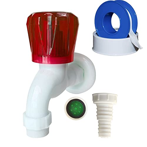 Techhark ® Polished ABS Plastic Based Multi-Use Water Tap ( White, Pack of 2) - Image 2