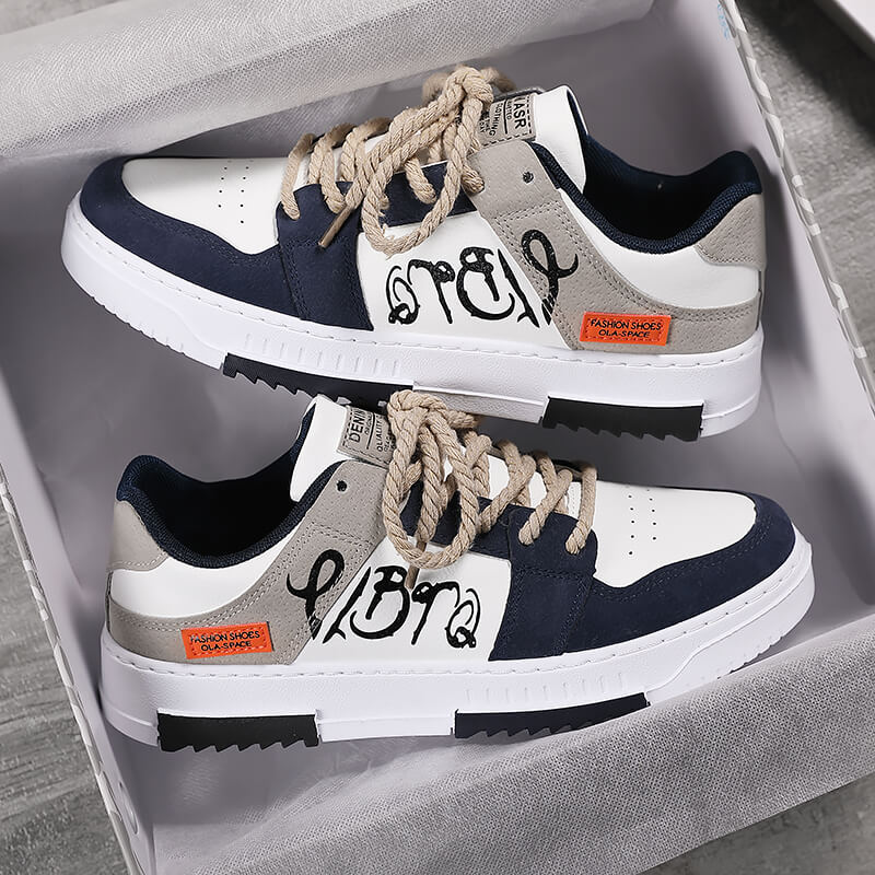 Men'S Shoes Youth Sports Casual Low-Top Trendy Brand Board Shoes Niche Design Trendy Shoes - Image 2