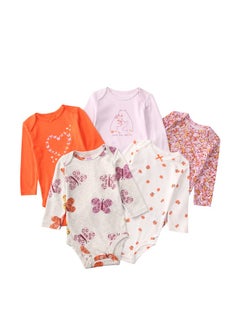 Baby Girls Long Sleeve Bodysuits 5-Pack - pzsku/Z55E61C2C139C25A2EA16Z/45/_/1704248401/8b090db2-1583-4561-ad33-a14ddb8dac58