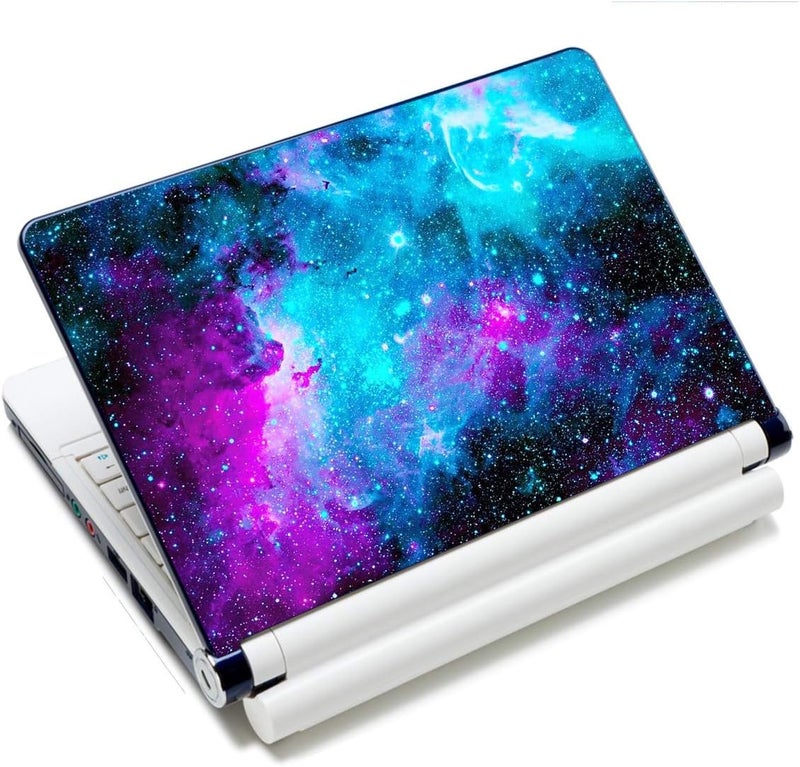 Laptop Skin Vinyl Sticker Decal, 12" 13" 13.3" 14" 15" 15.4" 15.6 inch Laptop Skin Sticker Cover Art Decal Protector Fits HP Dell Lenovo Compaq Apple Asus Acer (Galaxy)