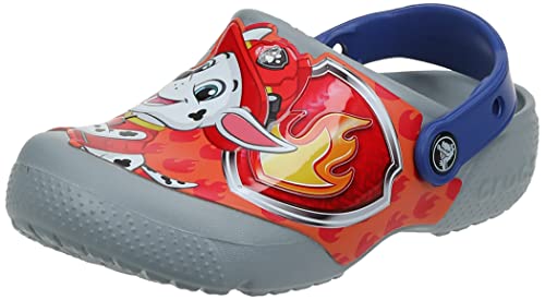 Crocs Unisex-Child Paw Patrol Clogs, Kid and Toddler Shoes, Light Grey, 4 Toddler - Image 1