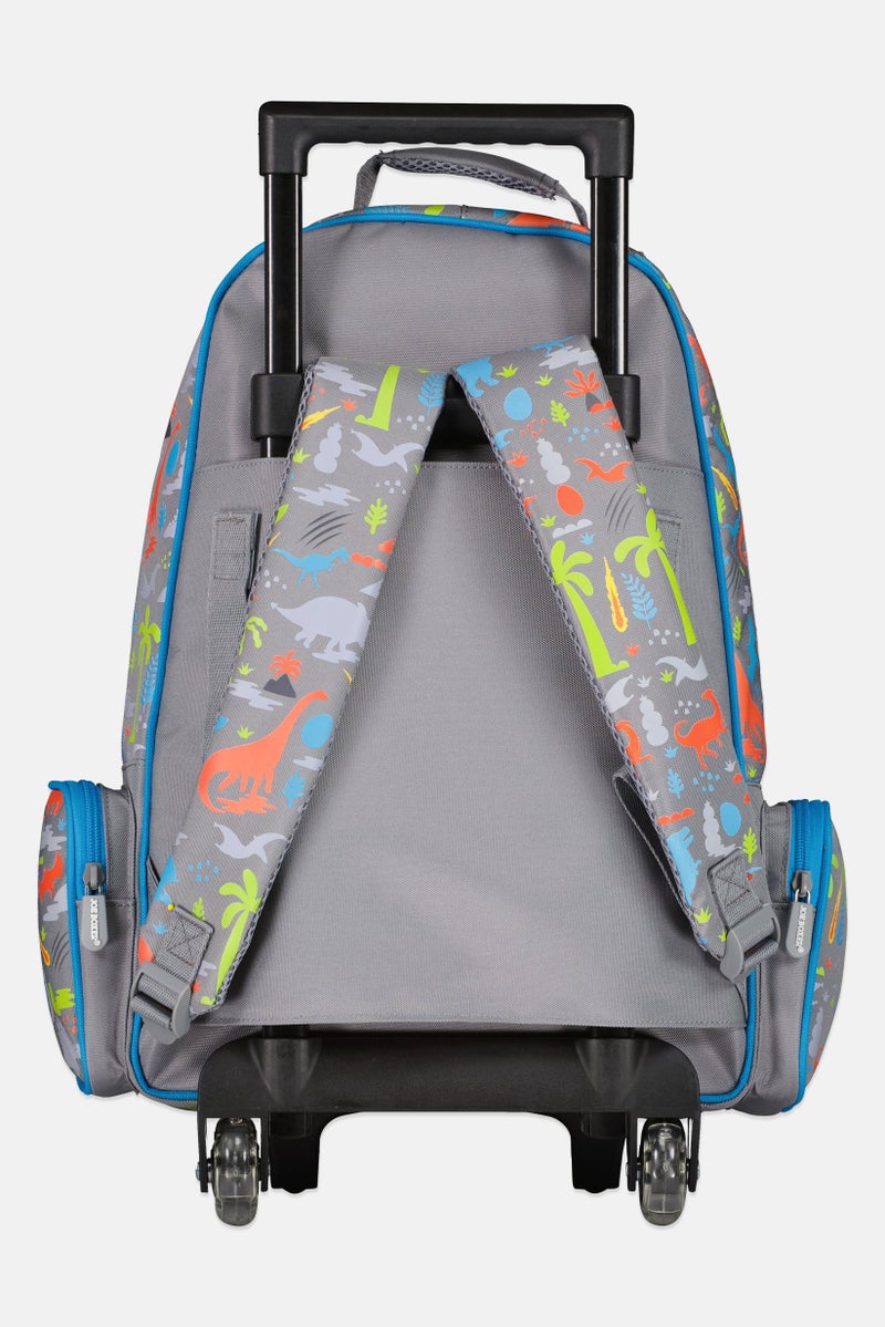 Joe Boxer Kids Boy Graphic Print Trolly Backpack, Multicolor - Image 2