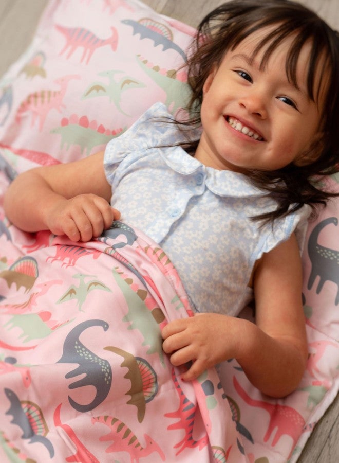 Stephen Joseph, Toddler All Over Print Nap Mat with Soft Blanket and Removable Pillow for Boys & Girls, Kids Sleeping Bag for Elementary, Daycare, Preschool with Carry Handle, Pink Unicorn - Image 4