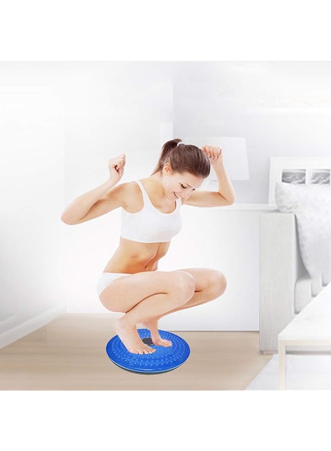 ZHUYIYI Waist Twister Body Shaping Board Wriggling Plate Twist Waist Torsion Disc Board Aerobic Magnet Female Twister Sports Equipment Purple Diameter: 9.75Inch - Image 4