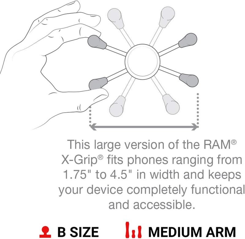 RAM Mounts X-Grip Large Phone Mount - Image 4