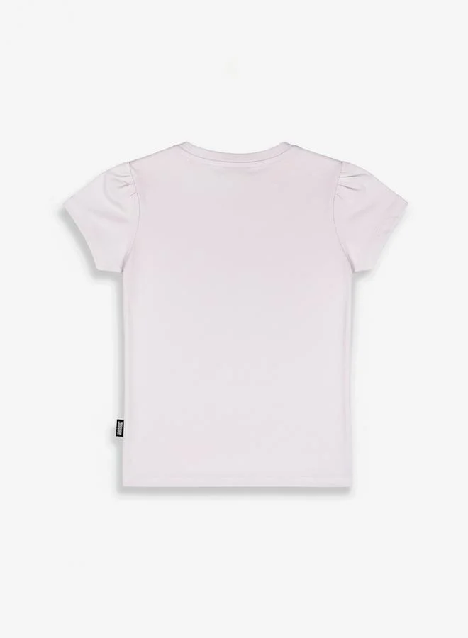 Looney Tunes Graphic Print Round Neck Fashion T-shirt