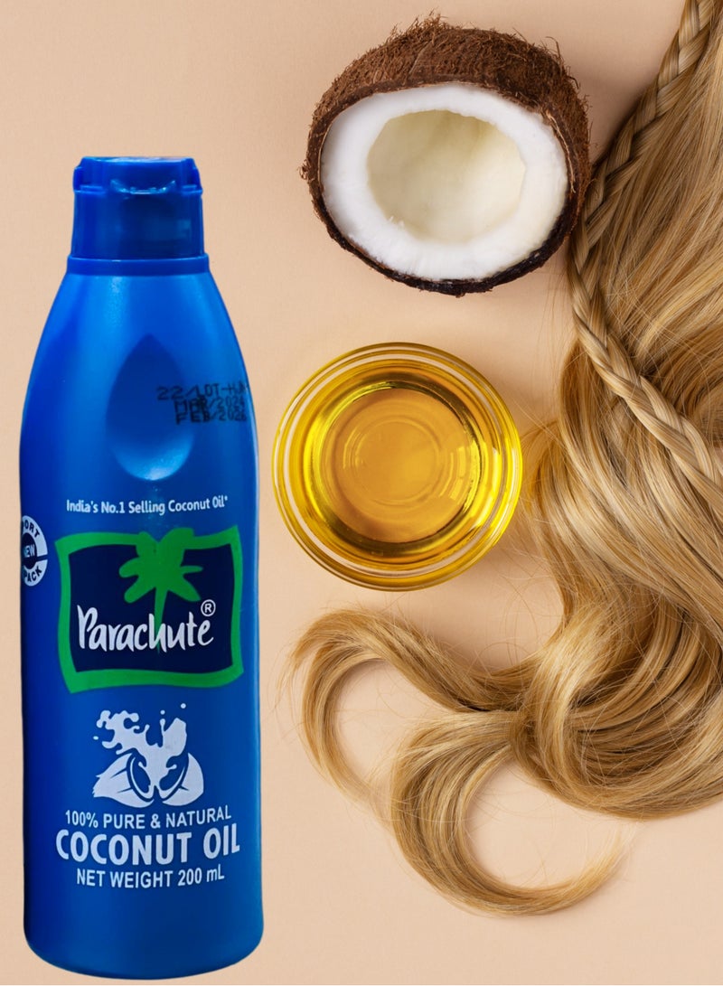 باراشوت زيت جوز الهند الأصلي النقي 100% 200 مل - Image 5