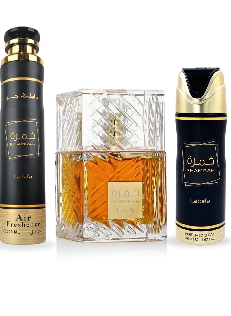 لطافة مجموعة عطرخمرة  معامعطرجسم وملطف جو - Image 1