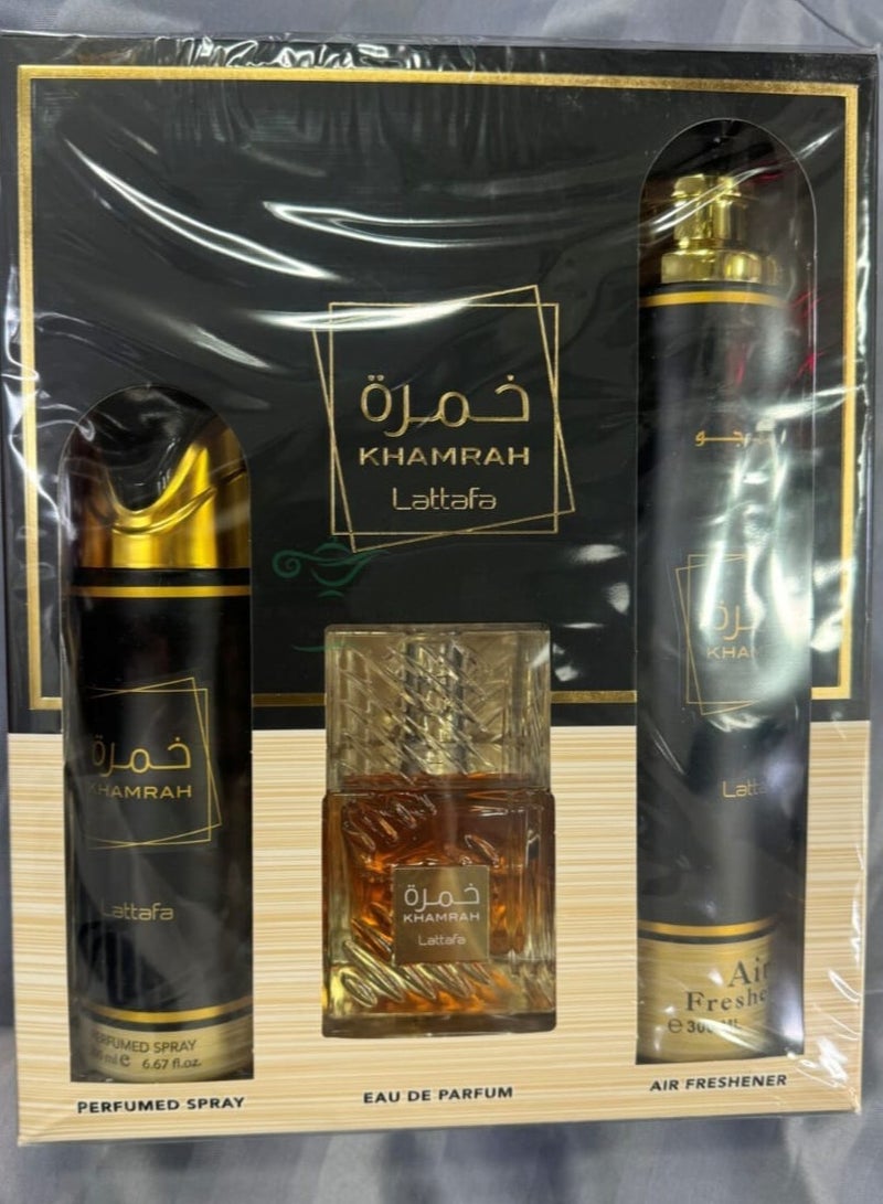 لطافة مجموعة عطرخمرة  معامعطرجسم وملطف جو - Image 2