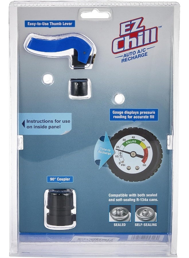 A/C Pro InterDynamics Car Air Conditioner Refrigerant Gauge and Hose  - Image 2