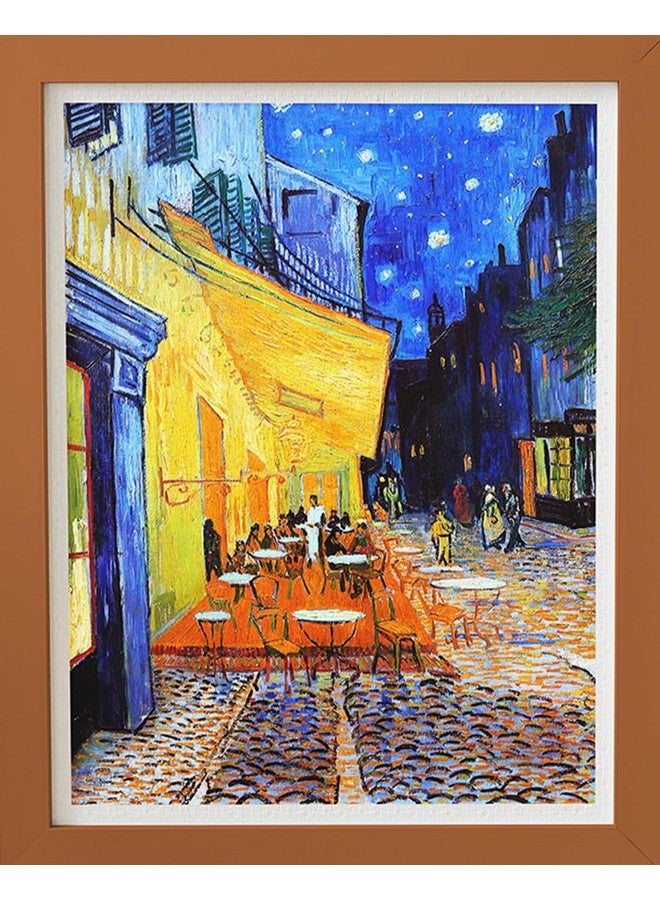 بينتو ألغاز الصور المقطوعة 1200 قطعة للكبار - جوخ، فينسنت فان - مقهى تراس، ساحة دو فورم، آرل، 1888 ألغاز بلاستيكية جميلة للديكور المنزلي خالية من الغبار وسهلة التخزين [H2641] - Image 1