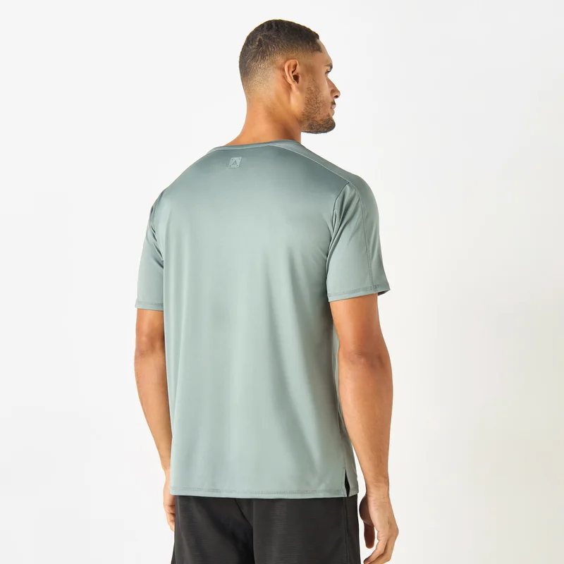 ADOT by Splash Round Neck T-shirt with Short Sleeves
