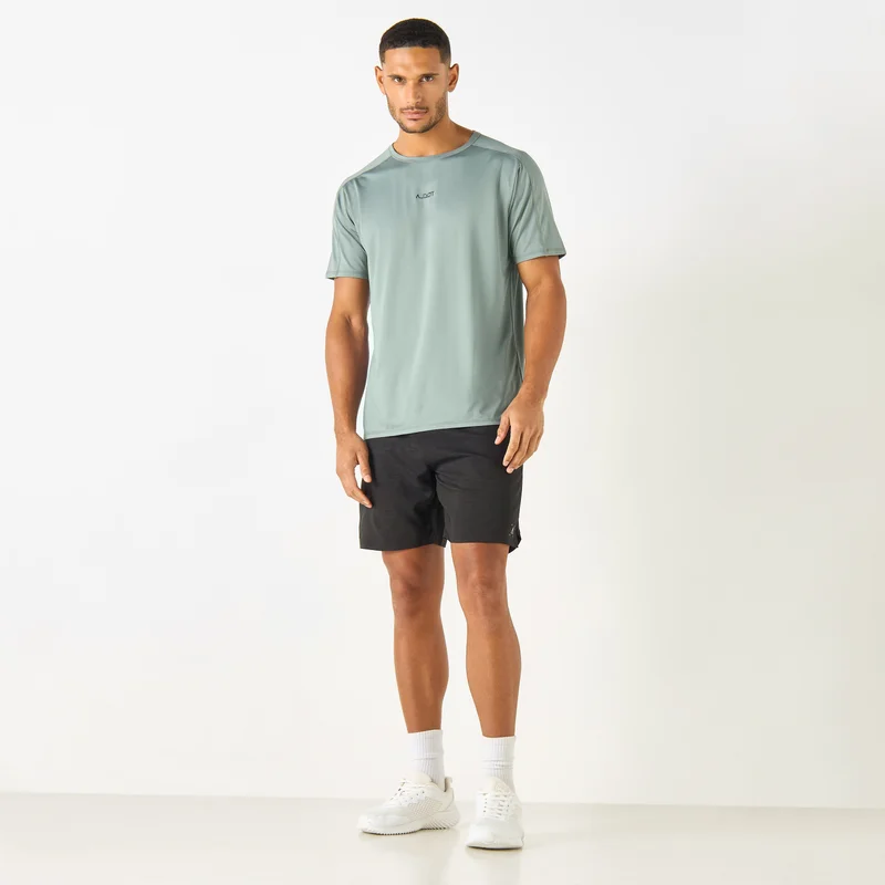 ADOT by Splash Round Neck T-shirt with Short Sleeves