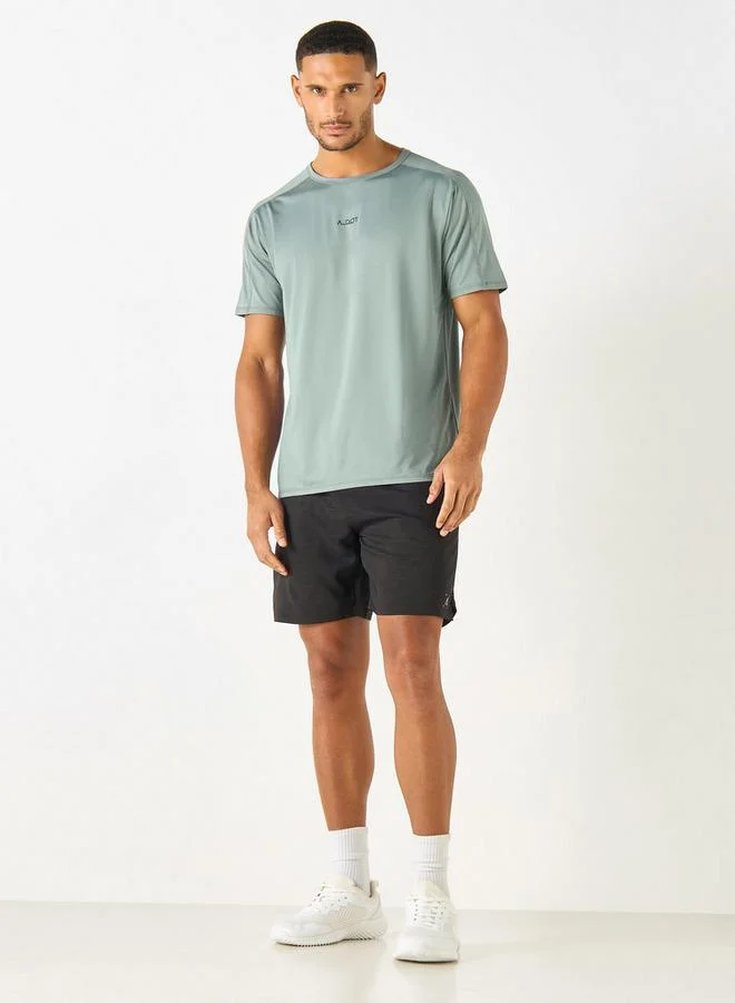 ADOT by Splash Round Neck T-shirt with Short Sleeves