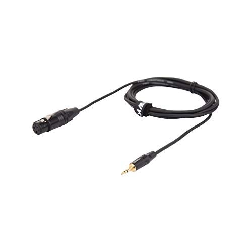 Hawk Proaudio Professional Gold Series 3.5mm TRS to XLR Female Microphone Cable (3 Meters) - Image 3