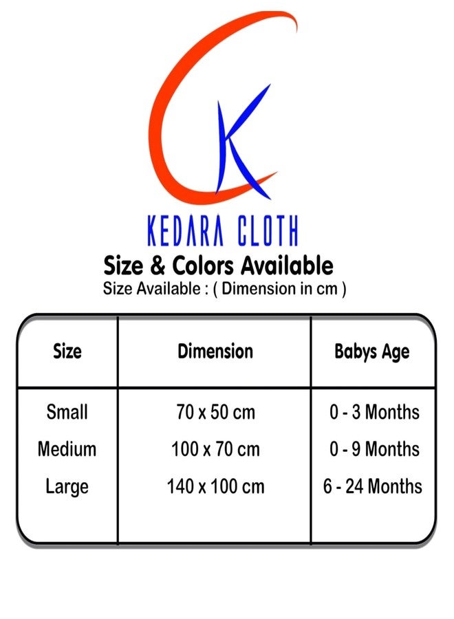 Kedara Cloth Anti-Pilling Fleece Baby Sheet Extra Absorbent Quick Dry Waterproof Bed Protector Purple, 100X140 CM - Image 5