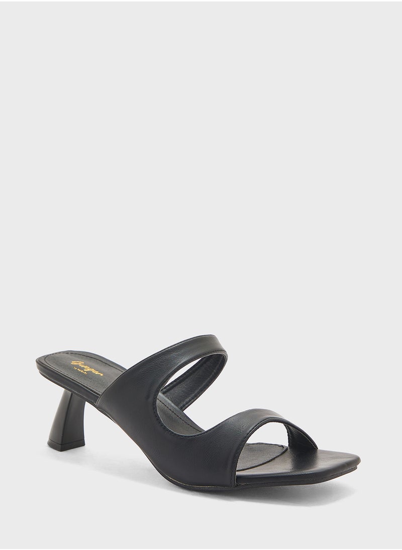 Ginger - Double Strap Heel Sandal - Image 1