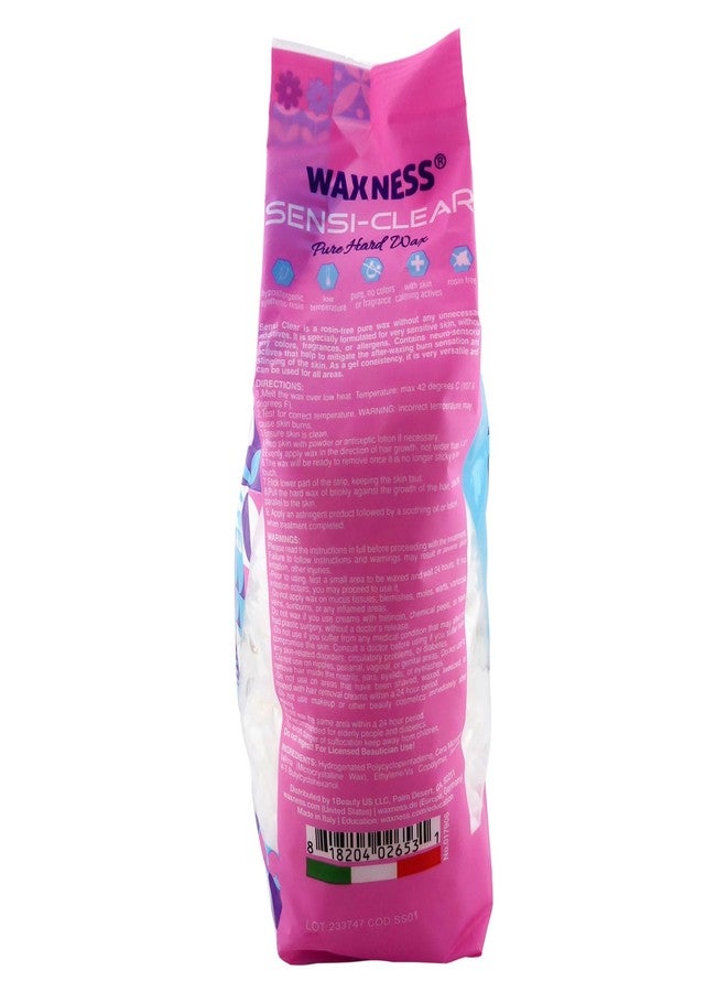 Waxness Sensi Clear Glass Rosin Free Hard Wax 2.2 lb / 1 kg Pack of 2 - Image 5