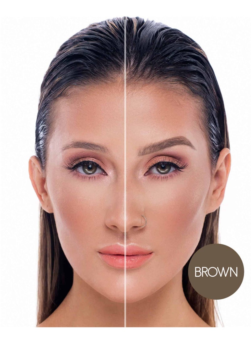 بي بيرفيكت قلم حواجب إنديستراكتي من بي بيرفكت - قلم فائق النعومة بني 10 غرام - Image 2