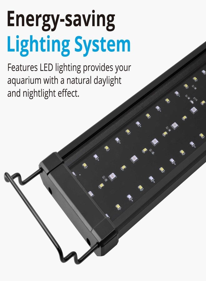 NICREW 24W Saltwater Aquarium Light, Marine LED Reef Light for Corals, Programmable Timer Controller, 24 to 30-Inch - Image 3