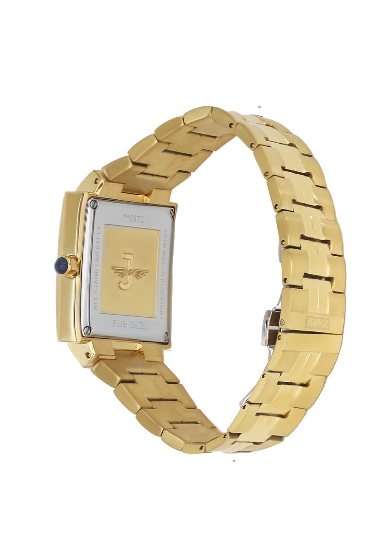 Jovial Women's Fashion metal band watch, 32mm, Golden  - Image 3