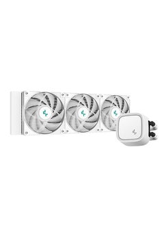 DEEPCOOL Deepcool LE720 ARGB AIO Liquid CPU Cooler, 360mm Radiator, 3x High-Performance aRGB Fans, 500~2250 RPM Fan Speed, 85.85 CFM Fan Airflow, Hydro Bearing Type, White R-LE720-WHAMMN-G-1  - Image 2