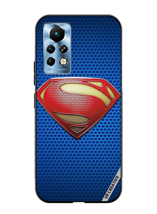 VR CREATIVE Protective Case Cover For Infinix Note 11 Pro Superman Logo Design Multicolour - Image 1