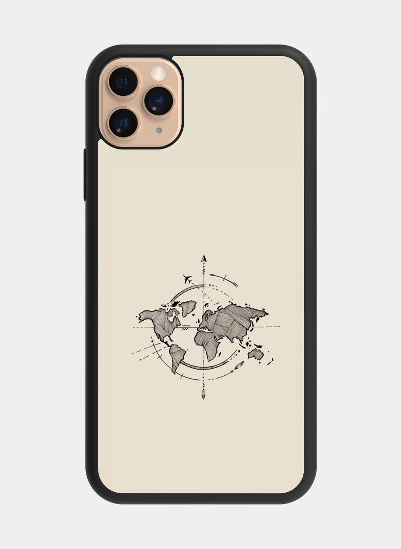 PXLAAT iPhone 11 Pro case cover World Map - Image 1