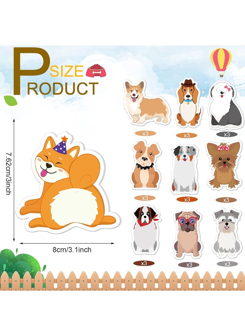 Woanger 30 Pack Dogs Puppy Sticky Notes Dog Themed Party Favors Self Stick Notepad Fun Sticky Notes for Home Office Business Student Classroom Blackboard School Writing Supplies Veterinary Gifts 10 Styles  - Image 2