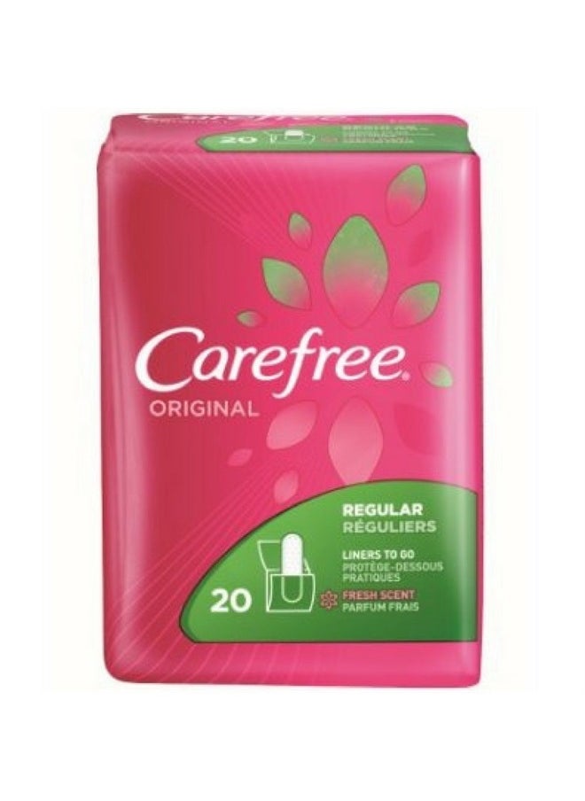 Carefree Regular Togo Scented, 20 ct , 1 Count 