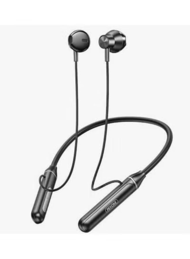 ويكومي WG-05 Neckband Wireless Earphones – Bluetooth 5.3 Sports Headset with Magnetic Design, Deep Bass Sound, Noise Reduction Mic & 24H Battery | Lightweight Flexible Fit – Black - Image 4