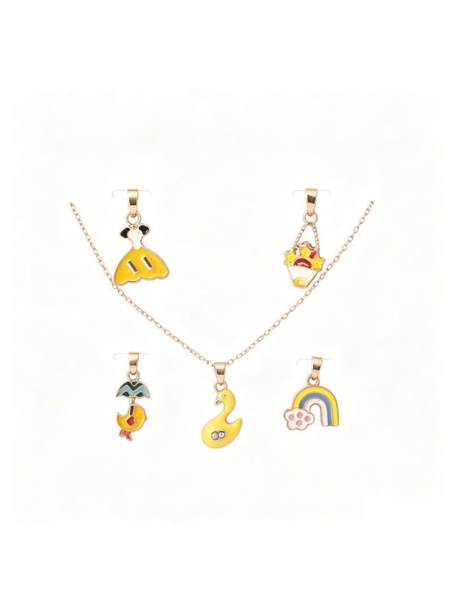Jewelry Set Kids Jewelry Necklace Pendant Sets for Girls DIY Accessories - Image 1