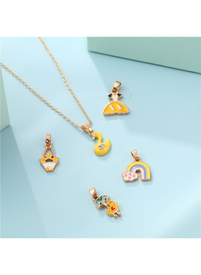 Jewelry Set Kids Jewelry Necklace Pendant Sets for Girls DIY Accessories - Image 2