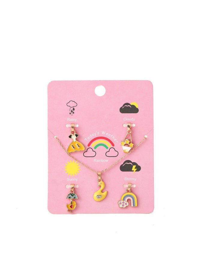 Jewelry Set Kids Jewelry Necklace Pendant Sets for Girls DIY Accessories - Image 3