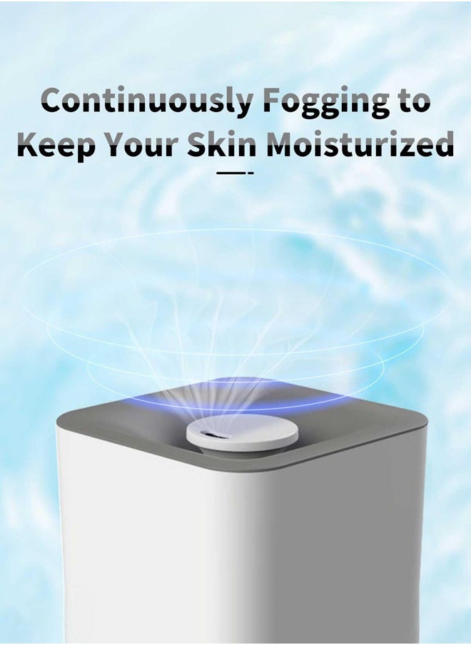 Joshberg - Humidifier for Bedroom, 5L Single Room Humidifier Ultrasonic Large Capacity, Mist Level Control, Cool Mist Humidifier, Quiet Sleep Mode, Large Room Humidifiers with Timer and Night Light, Lower Noise,White - Image 1