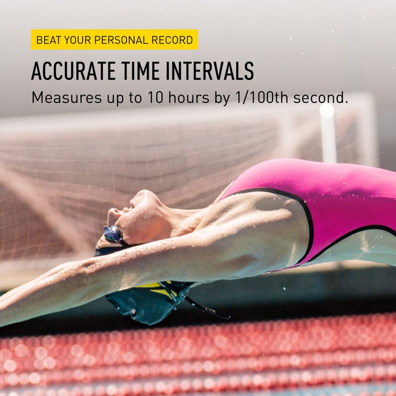 FINIS Waterproof Stopwatch - Stopwatch Timer for Coaches and Athletes - Perfect Addition to Swim Gear and Pool Accessories - 3 X 300, Yellow - Image 5