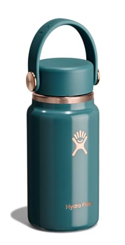 Hydro Flask Micro Bottle Leak Proof Purse or Pocket Flask Insulated Mini Water Bottle 67 Oz Sea Rose Gold - Image 3