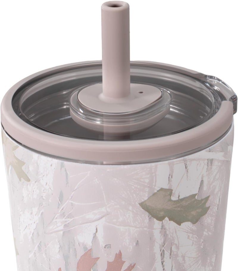 HydroJug Everyday Tumbler 20 oz – Ceramic-Lined Insulated Tumbler with Straw and Soft-Touch Lid, Cup Holder Friendly, Double-Wall Vacuum Insulation, Reusable Travel Cup – Camo - Image 5