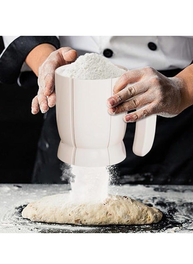 Flour Sifter Cup, 2 Cup Handheld Flour Sifter, Kitchen Flour Sifter, Handheld Flour Sifter with Squeeze Handle, Flour Sifter Kitchen Aid, Baking Tool Kitchen Utensil, Baking Sifters for Bread Flour - pzsku/Z55E81ECDBFCF7341944EZ/45/_/1734612132/27ec5fd8-3792-49f4-8a86-404426f92f8e