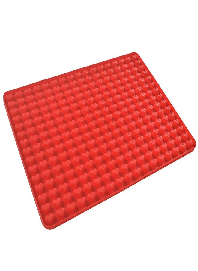 Newk 255 Cavity Pet Treats Mold, Mini Heart Shaped Gummy Mold for Chocolate Drops Mold, Dog Treats Pan, Candy Mold - Image 3