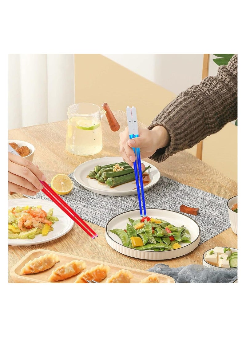 SYOSI 2 Pairs of LED Chopsticks, Luminous Chopsticks, Star Wars Chopsticks Light Up, Mini Lightsaber, Cool Chopsticks, BPA Free and Food-Safe, Lightsaber Chopsticks for Kitchen Dinner Party Sushi Cutlery  - Image 5