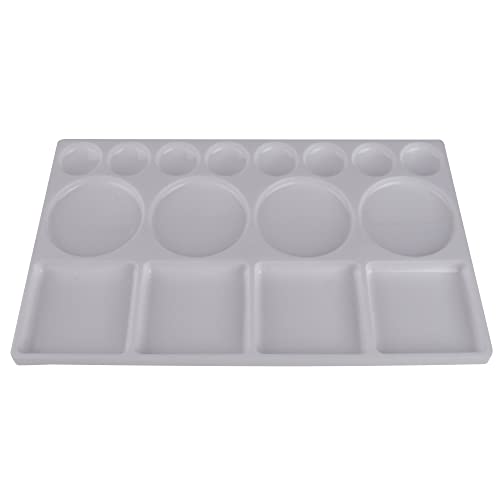 KABEER ART 16 Well Rectangle Plastic Painting Palette - Image 3