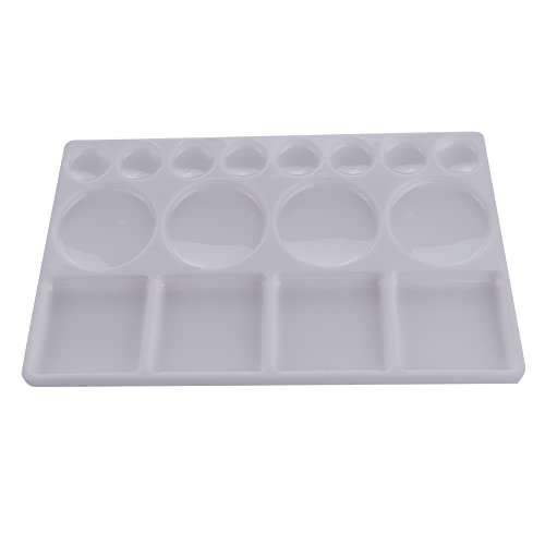 KABEER ART 16 Well Rectangle Plastic Painting Palette - Image 5