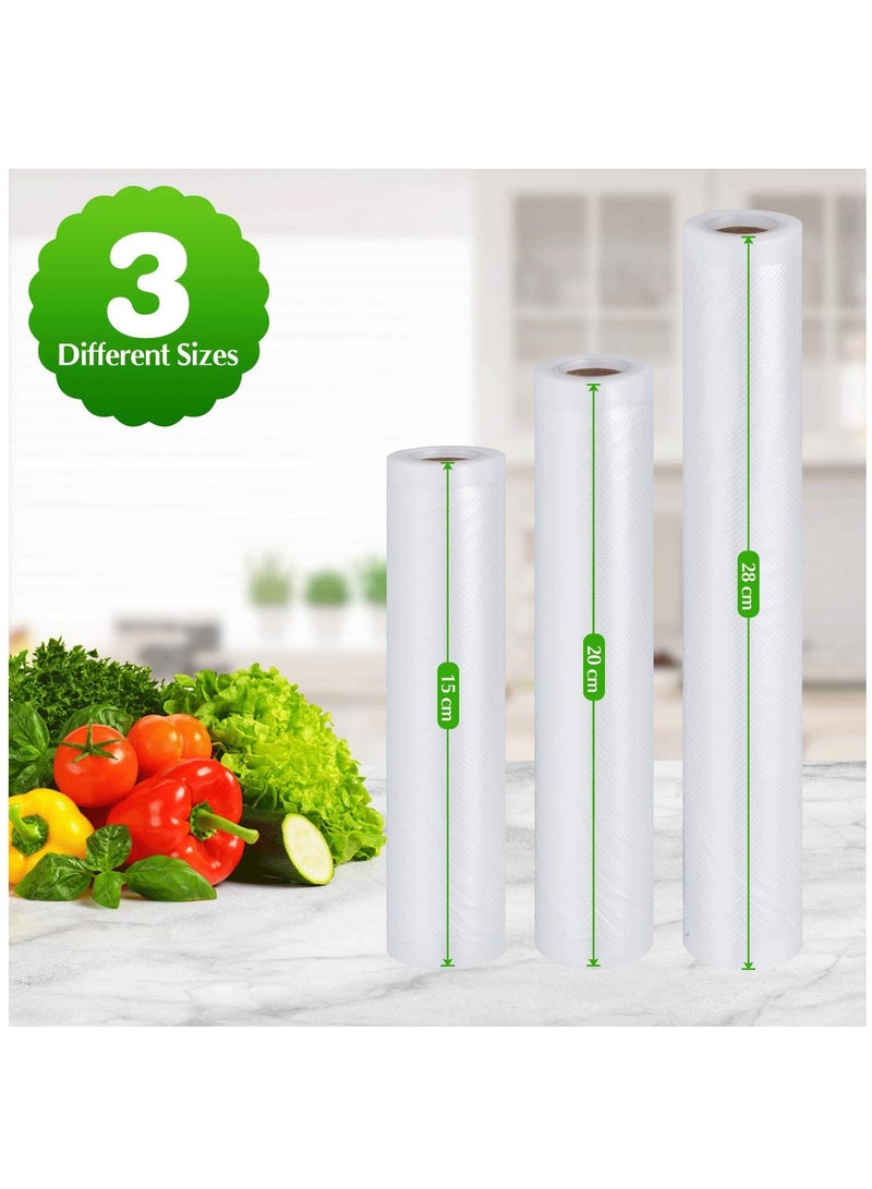 Arabest Arabest Vacuum Sealer Rolls, 6 Pack BPA Free Heavy Duty Vacuum Sealer Bags for Food Saver Sous Vide Mircowave and Freezer Food Storage - Image 3