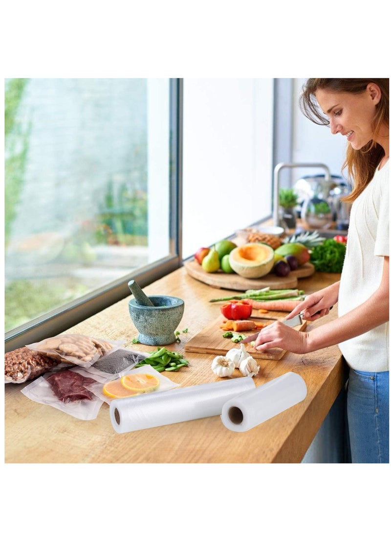 Arabest Arabest Vacuum Sealer Rolls, 6 Pack BPA Free Heavy Duty Vacuum Sealer Bags for Food Saver Sous Vide Mircowave and Freezer Food Storage - Image 2