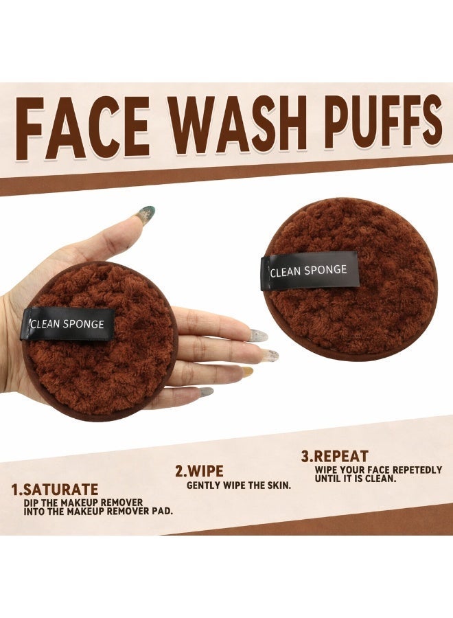 Makeup Brush Set 67PCS, 30 Premium Makeup Brushes with 12 Beauty Sponges and Powder Puffs, Brush Cleaning Pad with Waterproof Multi Compartment Makeup Bag Coffee Color - Image 2