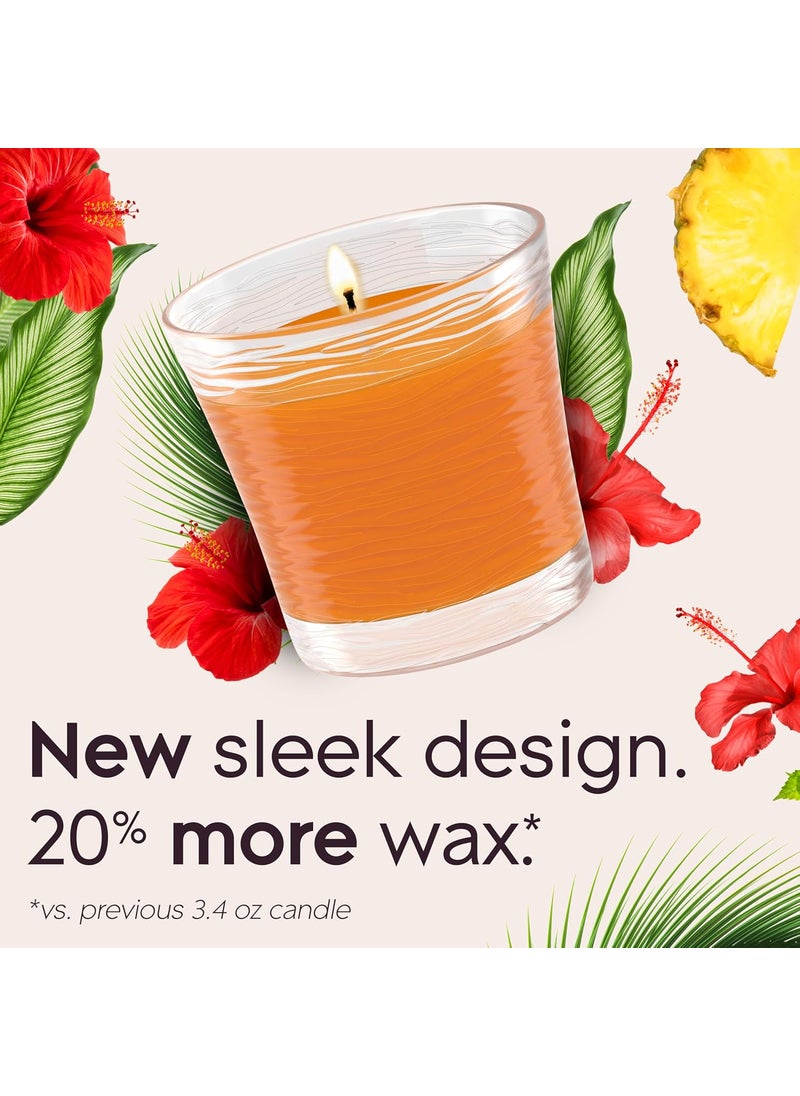 Glade Glade 1Wick Scented Candle Jar Hawaiian Breeze Air Freshener Infused with Essential Oils 408 Oz 2 Count  - Image 2