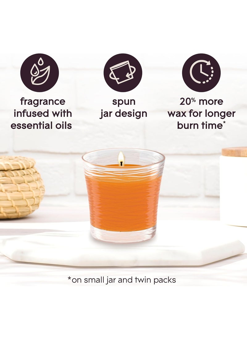 Glade Glade 1Wick Scented Candle Jar Hawaiian Breeze Air Freshener Infused with Essential Oils 408 Oz 2 Count  - Image 4