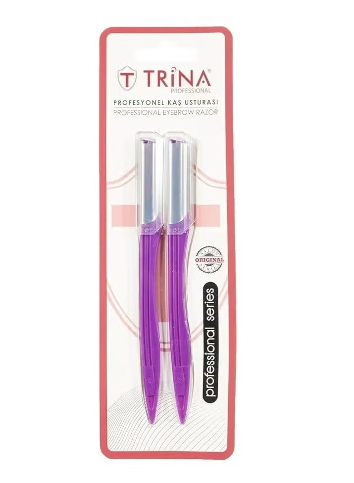 Trina Women’s Facial Hair Remover Razors – 2 Pieces for Smooth, Safe & Precise Hair Removal - Image 1